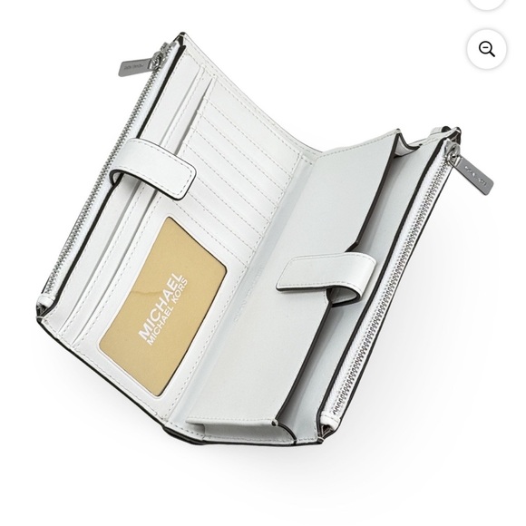 NWT Michael Kors Jet Set Travel Wristlet (Dragonfruit) - Picture 3 of 8